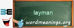 WordMeaning blackboard for layman
